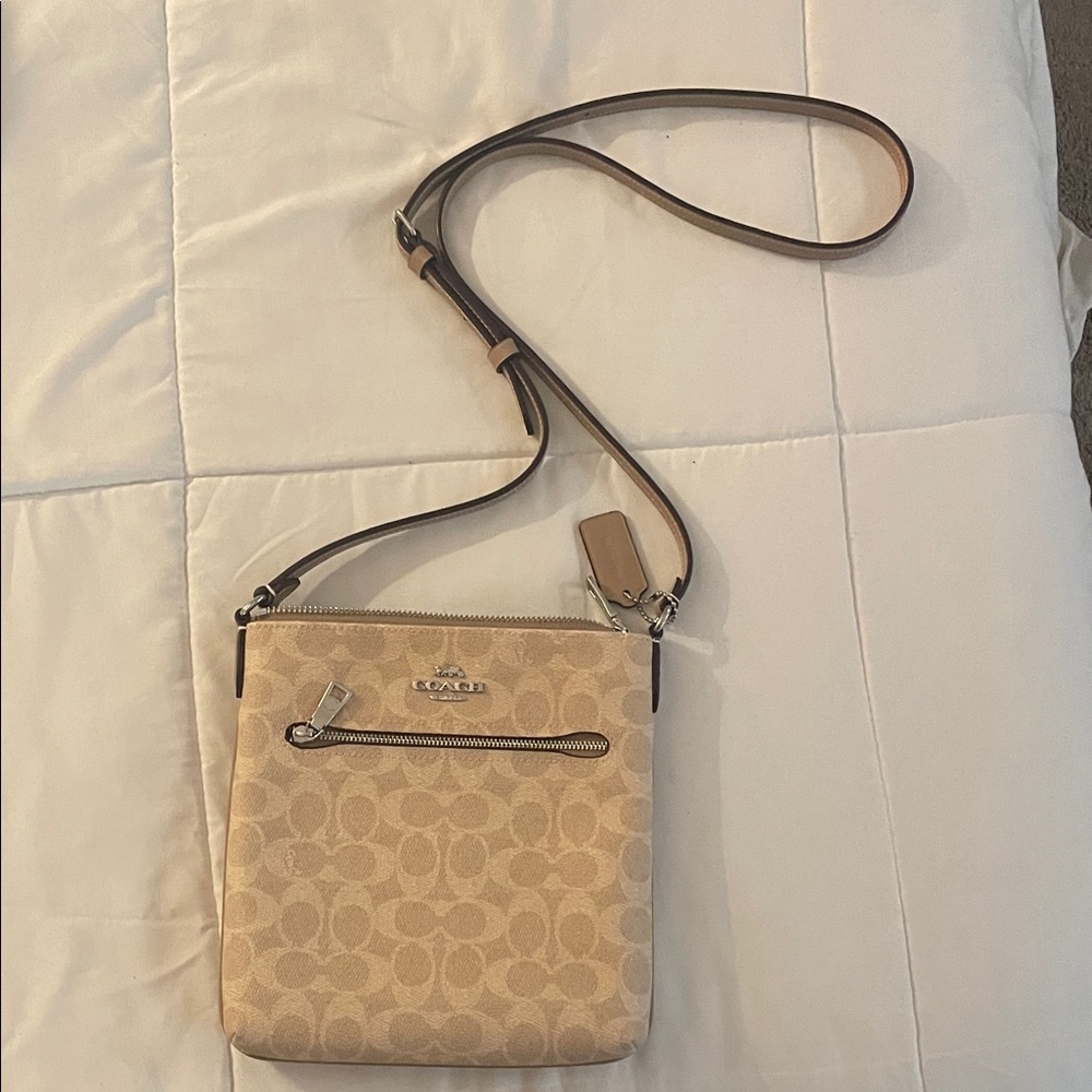 Coach Beige Crossbody Bag